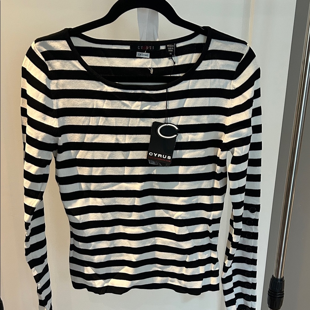 Cyrus Classic Striped Long Sleeve Top